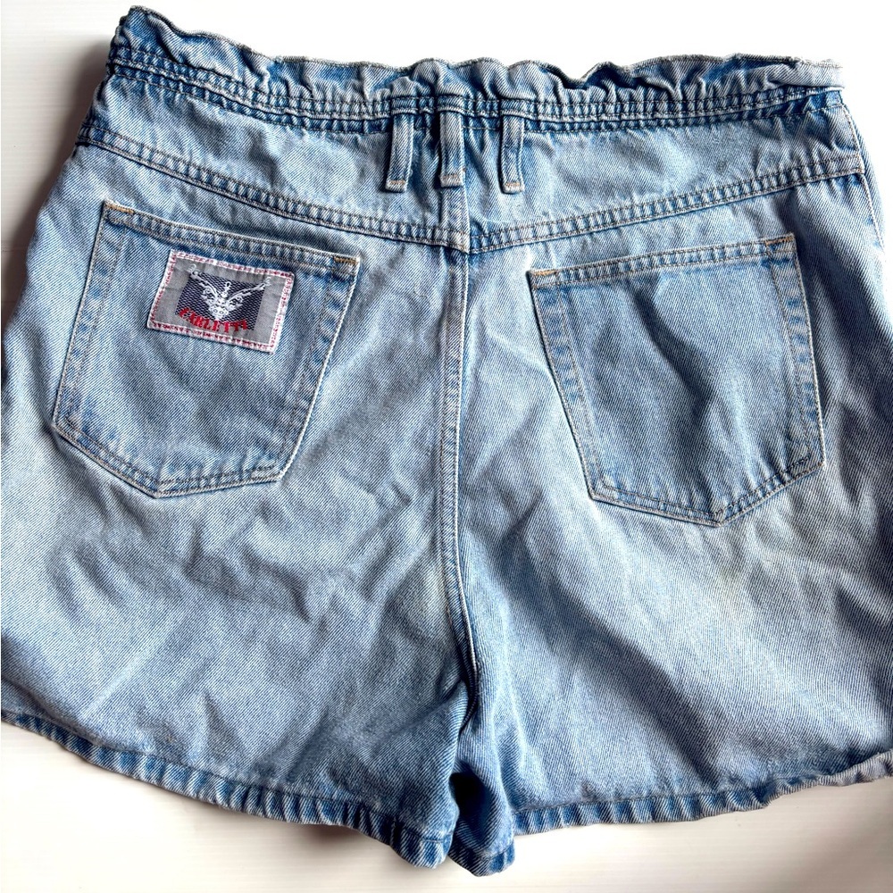 Carletti Vintage High Rise Denim Shorts Size 34
